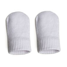 BM704-C-W: White Cotton Mittens